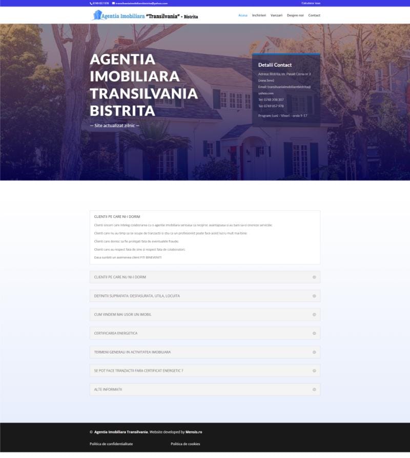 Agentia Imobiliara Transilvania